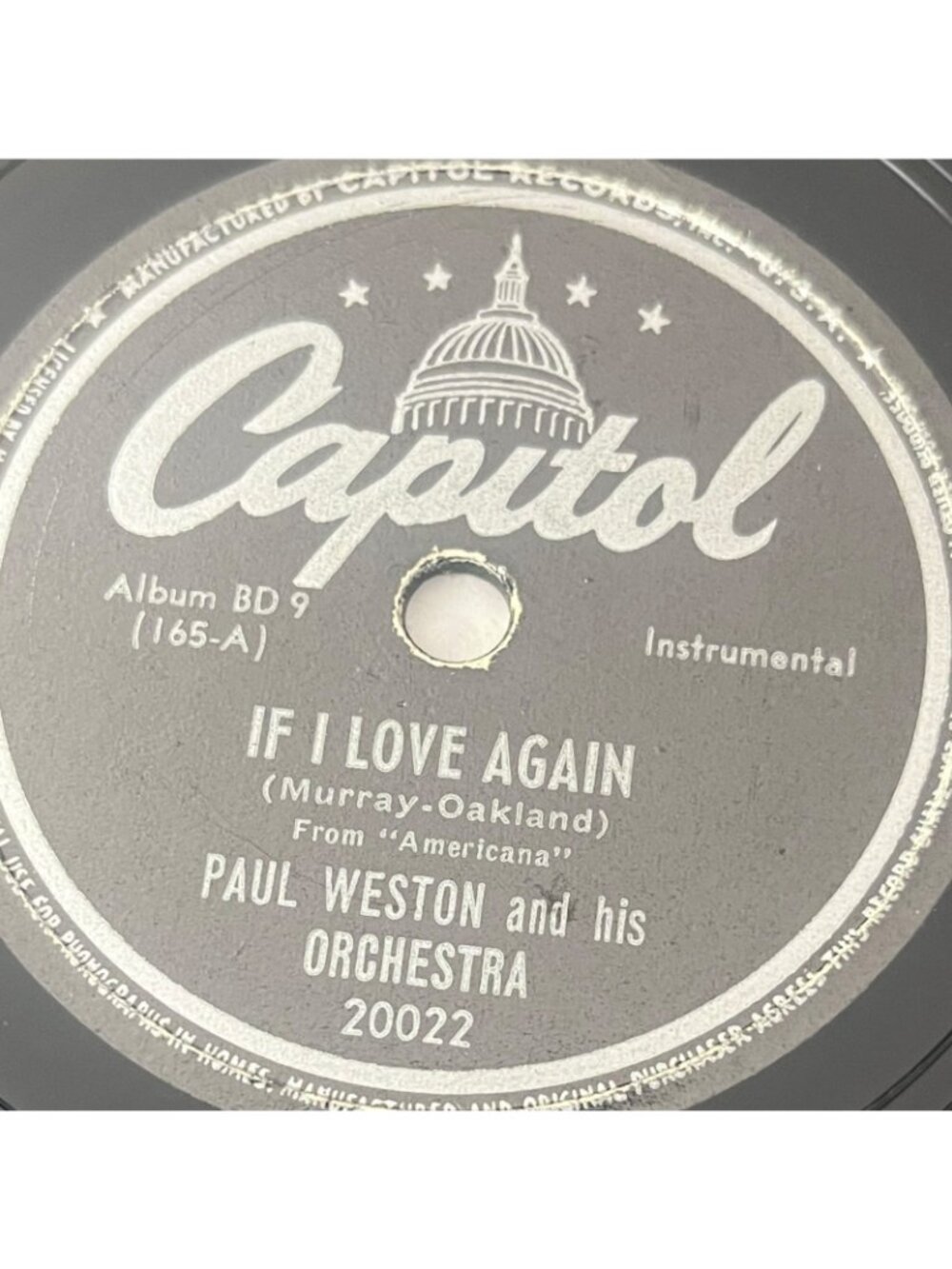 Paul Weston 10" Records - See Description & Pics for Titles - LOT of 4 - Picture 3 of 6